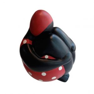 Sitting Ballerina Red small