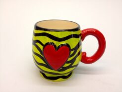 Mug green heart