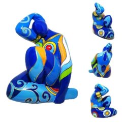 Blue Lady Sitting
