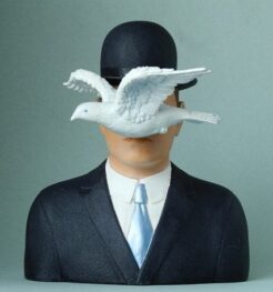 Magritte "The Man with the Bowler hat"