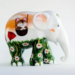 The Elephant and the Cat 10cm