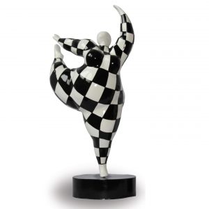 Ballerina black/white large Kunst en Kadootjes