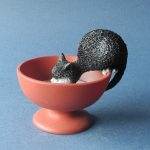 Cat drinking Kunst en Kadootjes