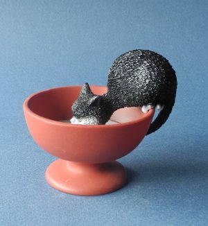 Cat drinking Kunst en Kadootjes