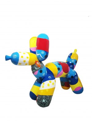 Balloon dog patchwork small Kunst en Kadootjes