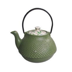 Japanse theepot "misaki" groen Kunst en Kadootjes