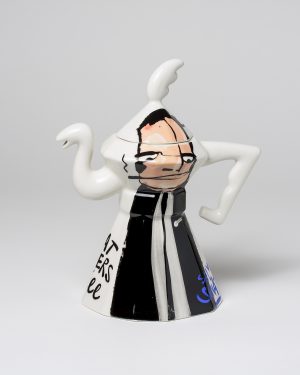 Theepot Uil/harten Kunst en Kadootjes