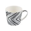 Mok strepen zwart Kunst en Kadootjes