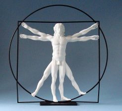 De man van Vitruvius large Kunst en Kadootjes