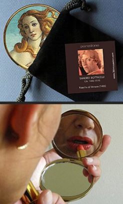 Lady with mirror recht Kunst en Kadootjes