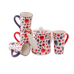 Theepot colorful fruits Kunst en Kadootjes