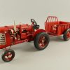tractor met aanhanger Kunst en Kadootjes