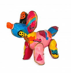 Balloon Dog Pink Multicolor Kunst en Kadootjes