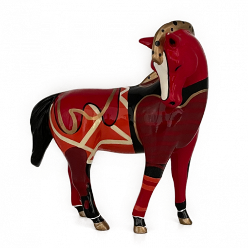 Paard "Marc" Rood Kunst en Kadootjes