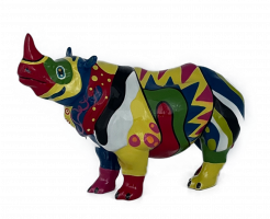 Rhino "Jasper" Multicolor Kunst en Kadootjes