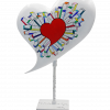 Heartbeats in the city 20 cm Kunst en Kadootjes
