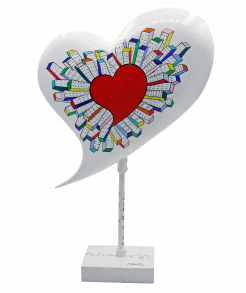 Heartbeats in the city 20 cm Kunst en Kadootjes