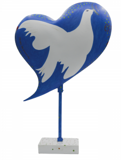 Vredesduif 20 cm Kunst en Kadootjes
