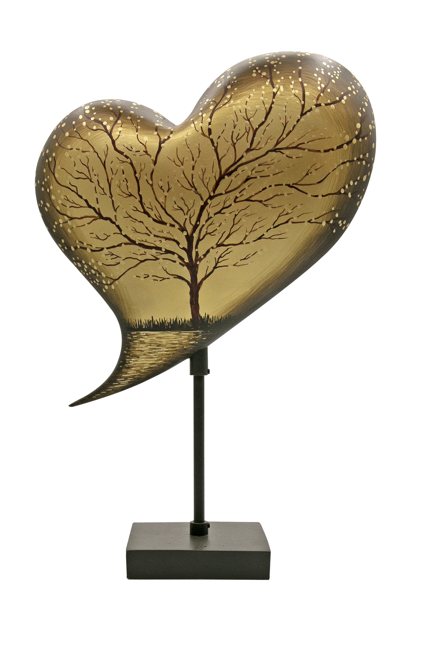 Nature's Heart of Gold 15 cm Kunst en Kadootjes