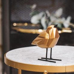 Love Bird Gold Kunst en Kadootjes