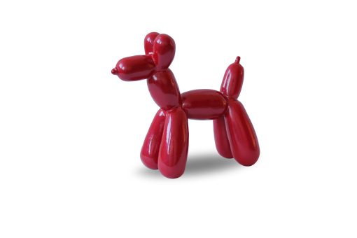 Balloon Dog Red Metallic Kunst en Kadootjes