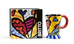 Rare Britto mug with red handle