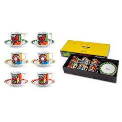 Britto Espresso Cups "Heart/Flower/Apple"