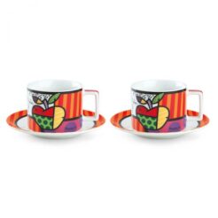 Britto Cappuccino Cup set “Apple”