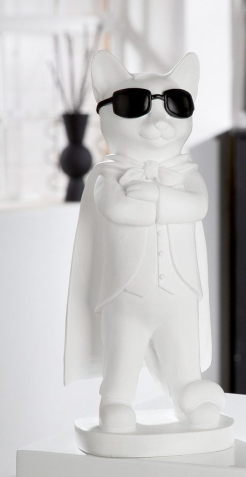 Hero Cat (arms folded) white