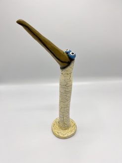 Stork with Green Beak