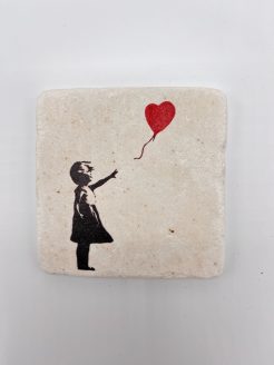 Banksy Tegel 'Girl with Balloon'
