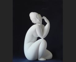 Modigliani "Nude female sitting" Miniature