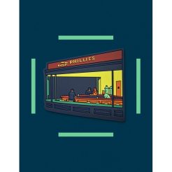 Hopper - Nighthawks PVC Magnet