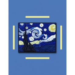 Van Gogh - Starry Night PVC Magnet