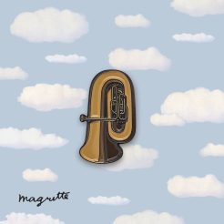 Magritte - The Heart of the Matter Pin (Tuba)