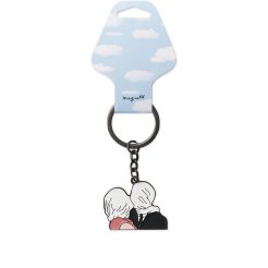 Magritte - Les Amants Keychain