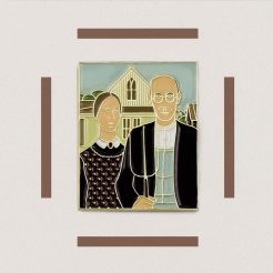Wood - American Gothic Pin