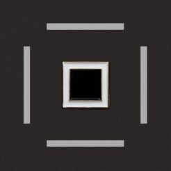 Malevich – Black Square Pin