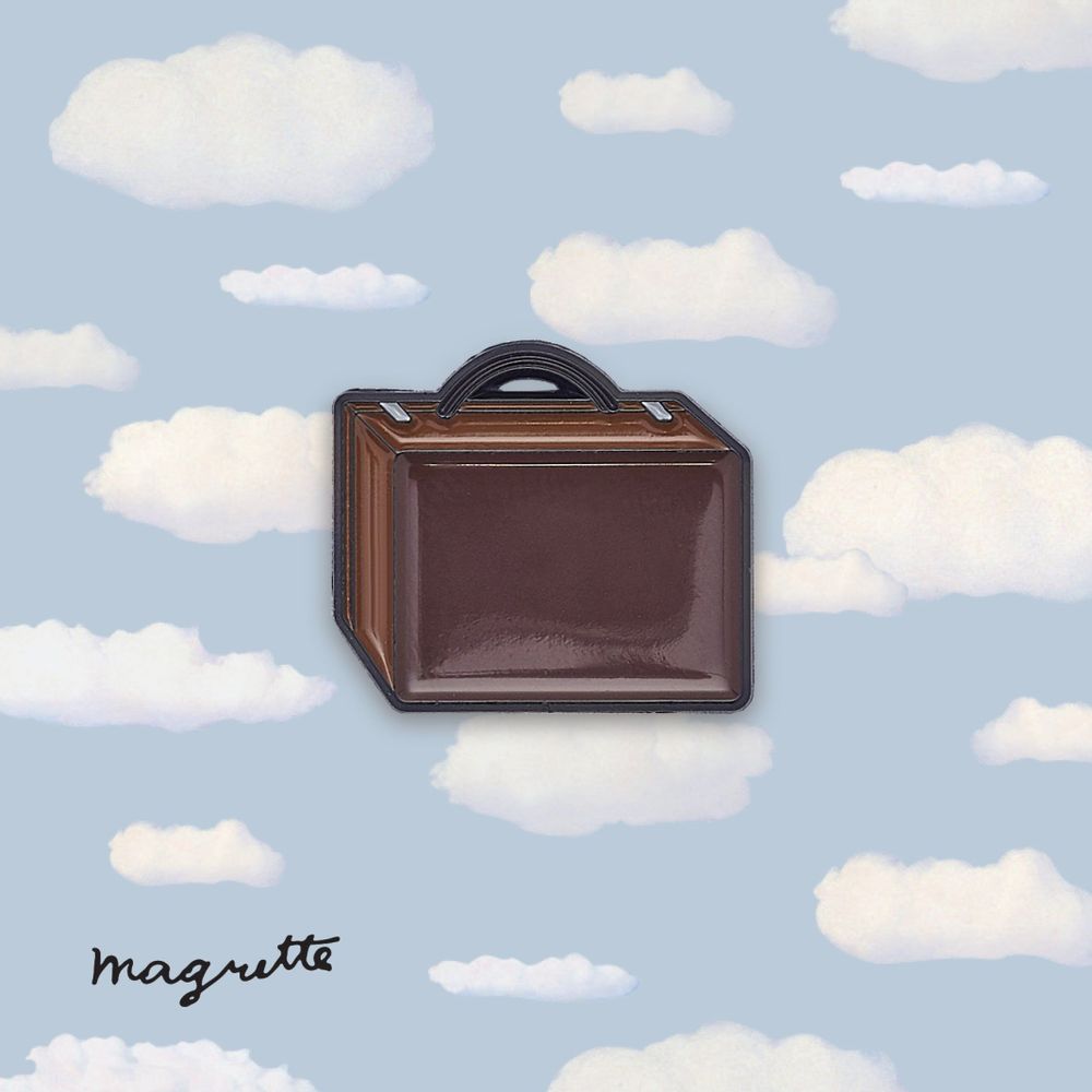 Magritte - The heart of the Matter Pin (suitcase)