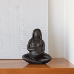 Ceramic Pregnant Woman (Black)