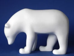 Pompon "Ours Brun" (white)