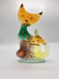 Standing Cat Large - Autumn