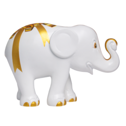 Ellybank Golden Bowie 15 cm - Elephant Parade Piggy bank