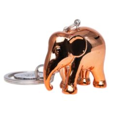 Elephant Parade Keychain - Chrome Rose Gold
