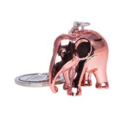 Elephant Parade Keychain - Chrome Pink