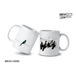 Banksy Ceramic Mug 325ml - Birds