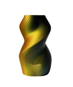 Multicolor Vase “Siluet” (black/gold) 20cm