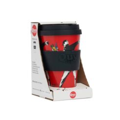 Banksy Travel Mug in RPET 400 ml - The Flowerthrower