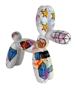 Balloon Dog - White Diamond