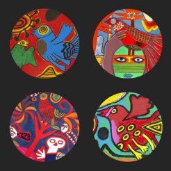 Coasters Corneille birds